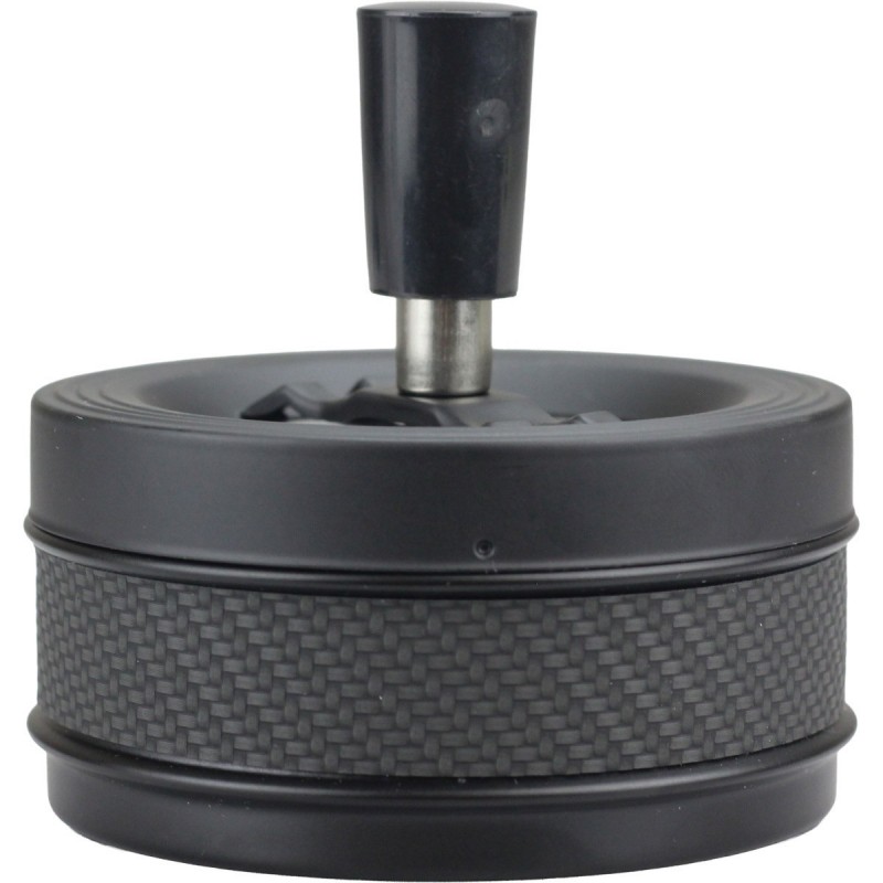 Peleninė "FARO carbon" 9cm, sukama, juoda spalva