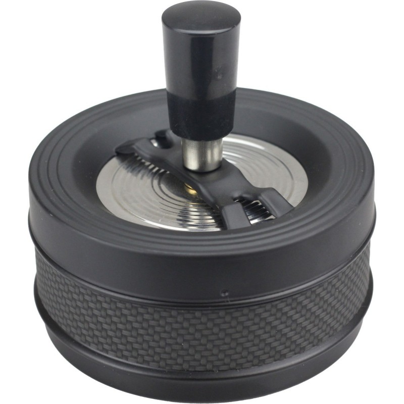 Peleninė "FARO carbon" 9cm, sukama, juoda spalva