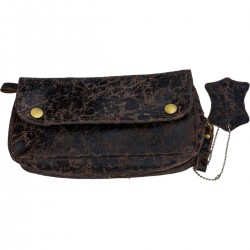 Dėklas 1 pypkei, oda, ruda spalva