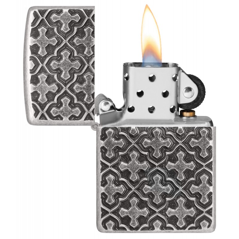ZIPPO žiebtuvėlis Cross Pattern Design