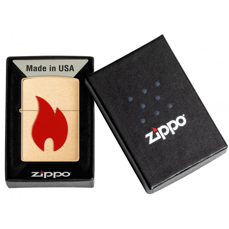 ZIPPO žiebtuvėlis Red Flame Emblem