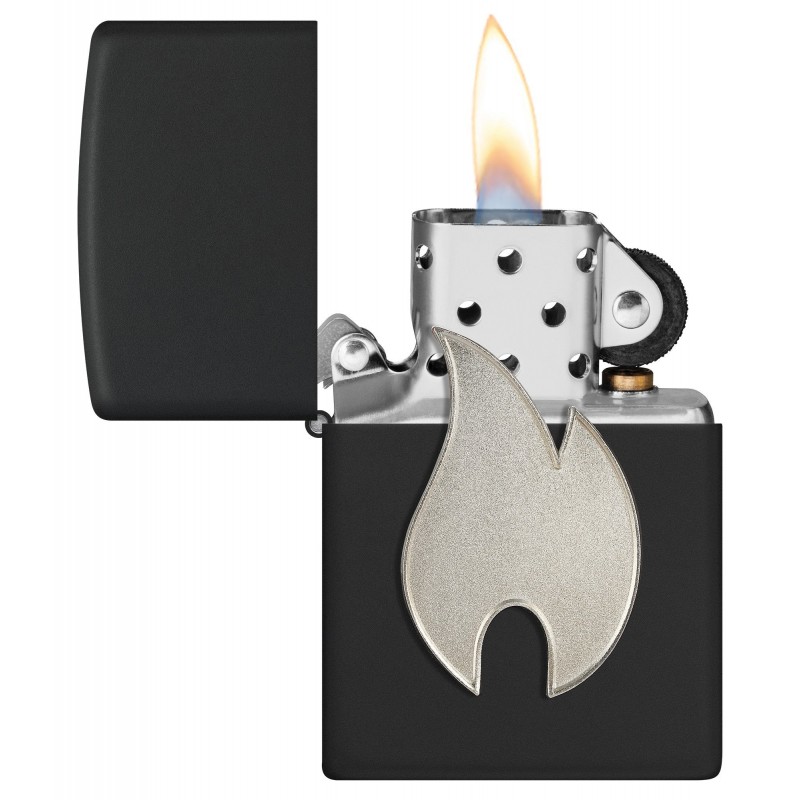 ZIPPO žiebtuvėlis Silver Flame Emblem