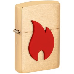 ZIPPO žiebtuvėlis Red Flame Emblem