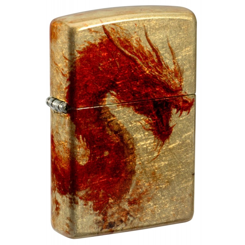 ZIPPO žiebtuvėlis Dragon Samurai Design