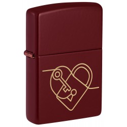 ZIPPO žiebtuvėlis Laser Locket Design