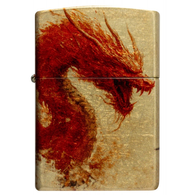ZIPPO žiebtuvėlis Dragon Samurai Design
