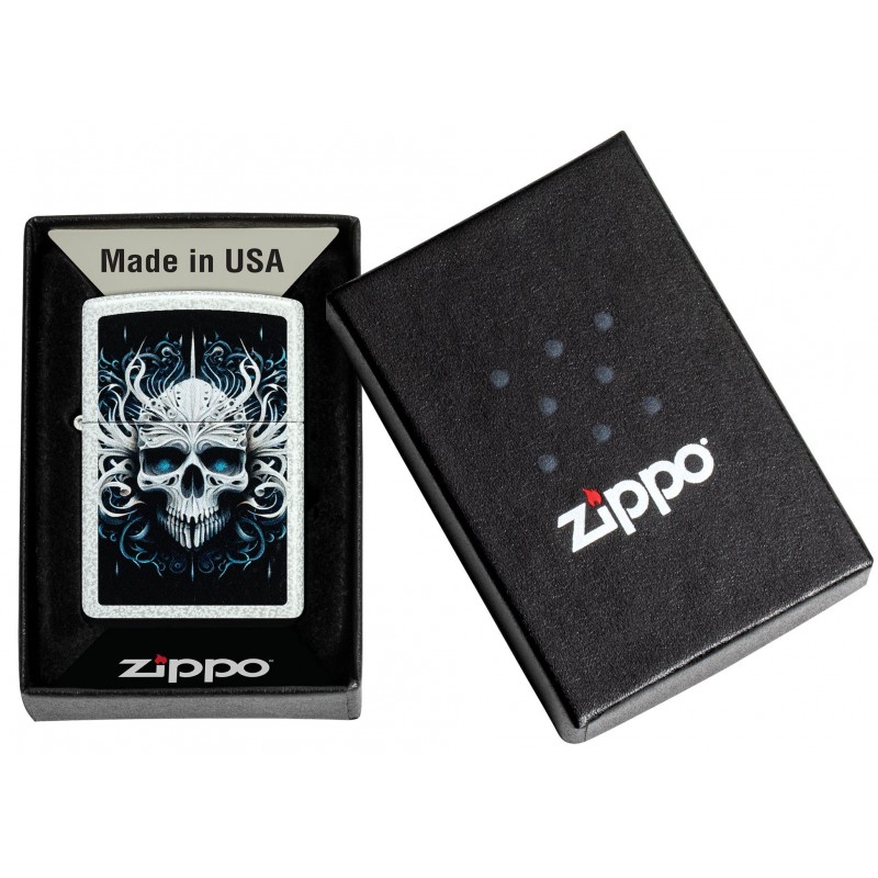 ZIPPO žiebtuvėlis Abstract Skull