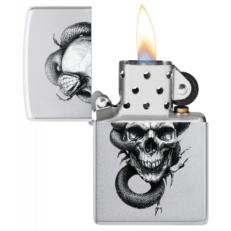 ZIPPO žiebtuvėlis Skull and Snake