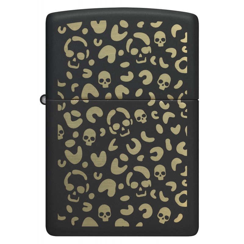 ZIPPO žiebtuvėlis Leopard Skulls