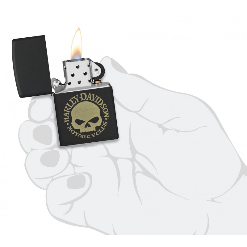 ZIPPO žiebtuvėlis Harley-Davidson® Willie G Skull