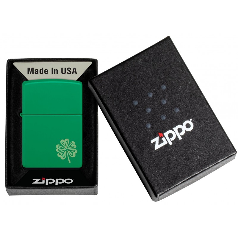 ZIPPO žiebtuvėlis Lucky Clover Design