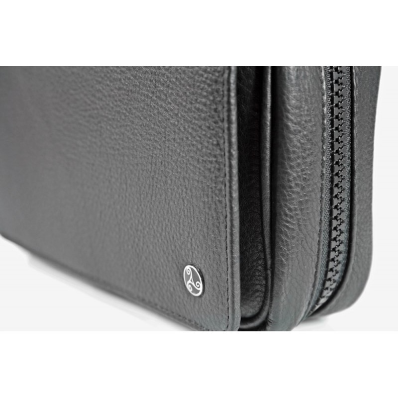 Dėklas pypkėms "RATTRAY'S Black Knight" oda, 3'