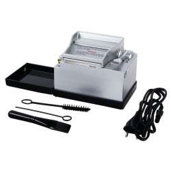 Elektrinis cigarečių kimšimo aparatas "SHARK Powermatic II Plus", sidabrinė spalvos