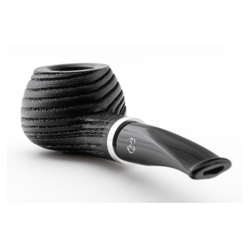 Pypkė "RATTRAY"s Butcher"s Boy 22" uosis, juoda sp., sand., 2x kandikliai