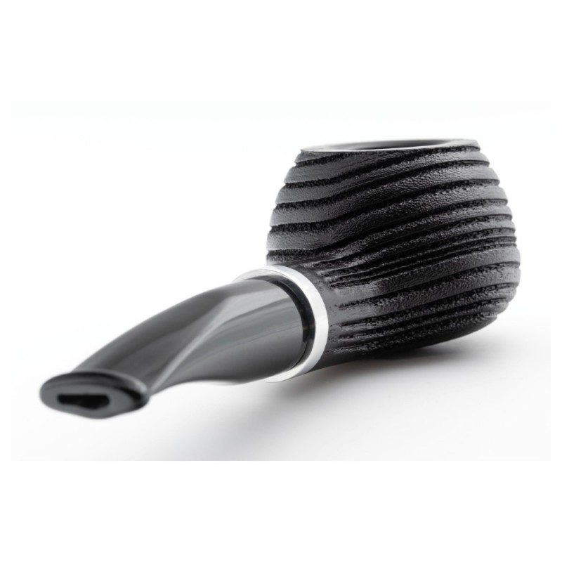 Pypkė "RATTRAY"s Butcher"s Boy 22" uosis, juoda sp., sand., 2x kandikliai