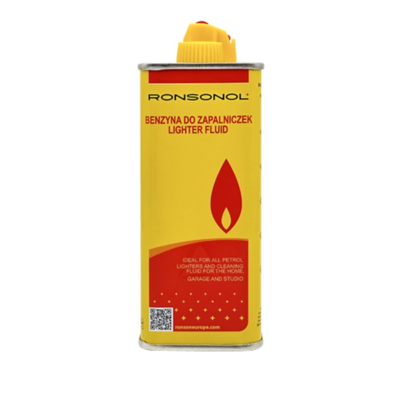 Rinkinys "RONSON Nostalgia", kuras, žiebtuvėlis, sidabro spalva