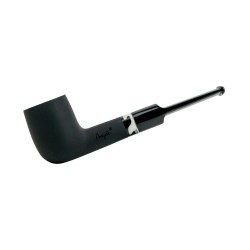 Pypkė ANGELO Meerschaum, juoda spalva, poliruota, tiesi