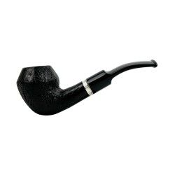 Pypkė ANGELO Meerschaum, juoda spalva, poliruota, lenkta