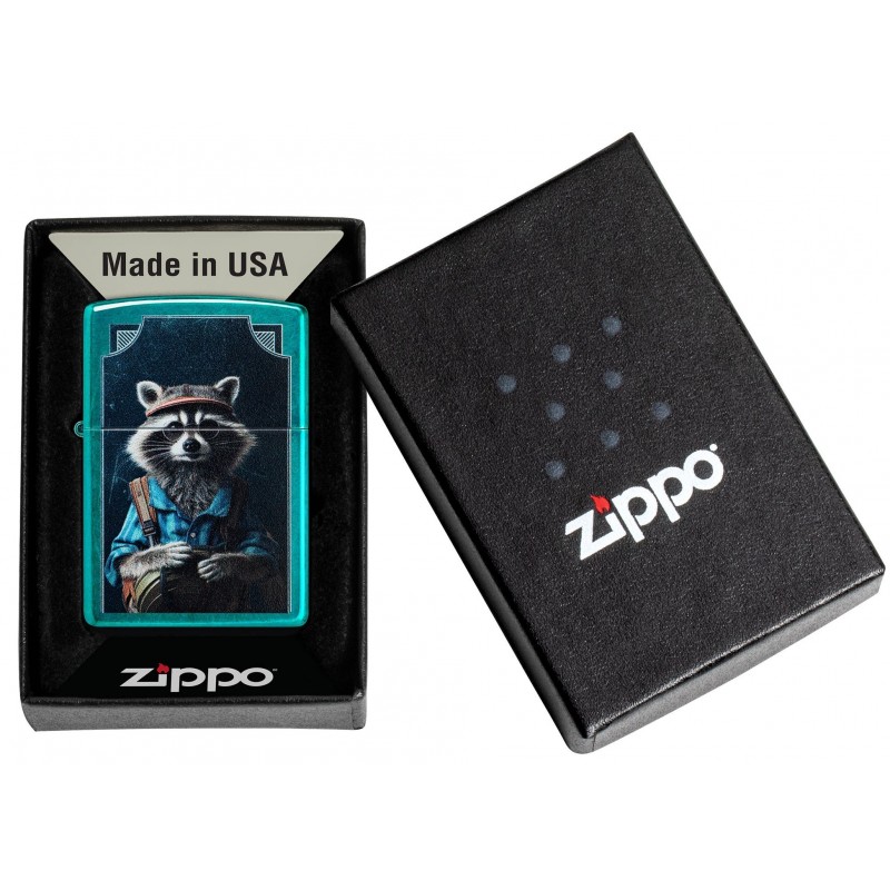ZIPPO žiebtuvėlis 152691 "Refined Raccoon"