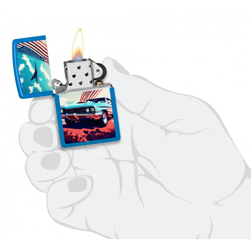 ZIPPO žiebtuvėlis "American Muscle Car"