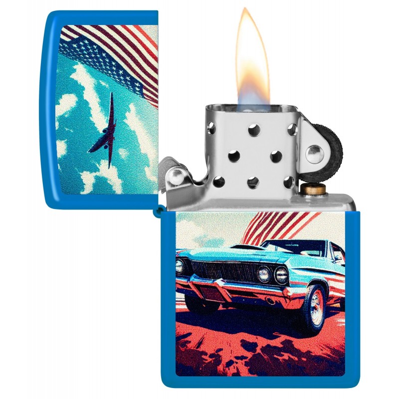 ZIPPO žiebtuvėlis "American Muscle Car"