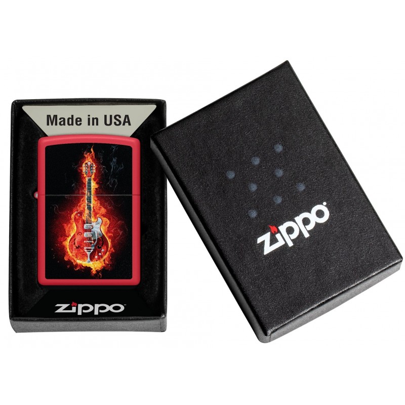 ZIPPO žiebtuvėlis "Flaming Guitar"