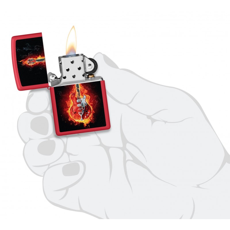 ZIPPO žiebtuvėlis "Flaming Guitar"