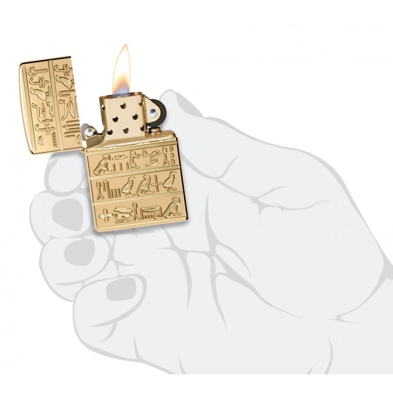ZIPPO žiebtuvėlis "Hieroglyphs"