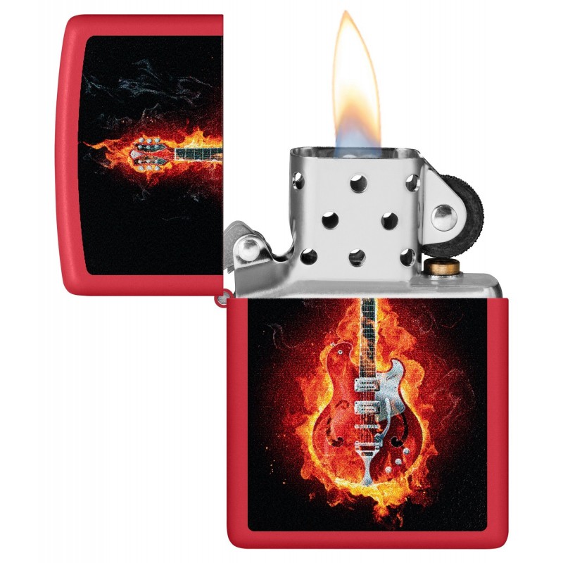 ZIPPO žiebtuvėlis "Flaming Guitar"