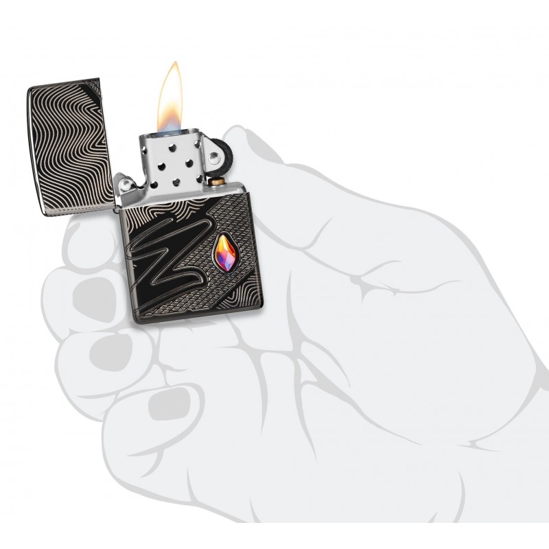 ZIPPO žiebtuvėlis "Z Crystal Design"