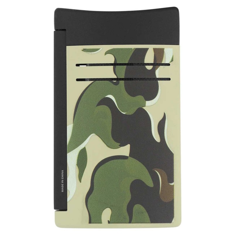 Žiebtuvėlis "S.T. DUPONT Maxijet Camo" žalia sp., jet