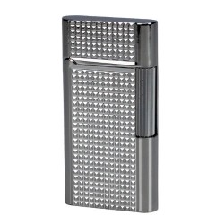 Pypkės žiebtuvėlis "FARO", chromo sp., akmenukas