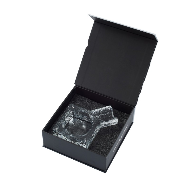 Peleninė cigarams "SILVER MATCH Luxury", 1' stiklas, skaidri
