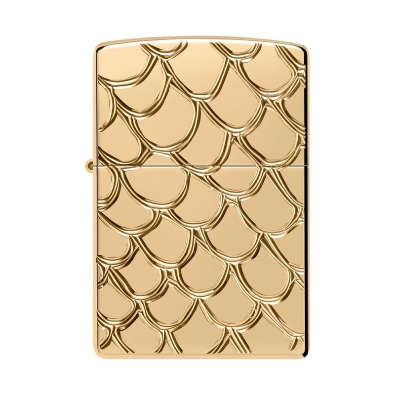 ZIPPO žiebtuvėlis Deep Carve Scales Design