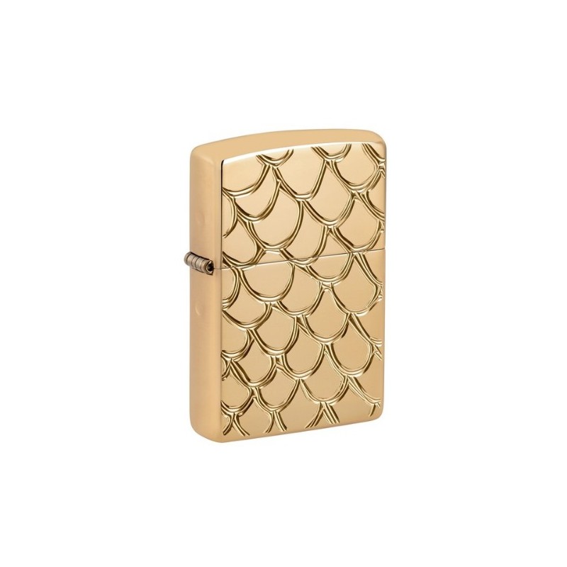 ZIPPO žiebtuvėlis Deep Carve Scales Design
