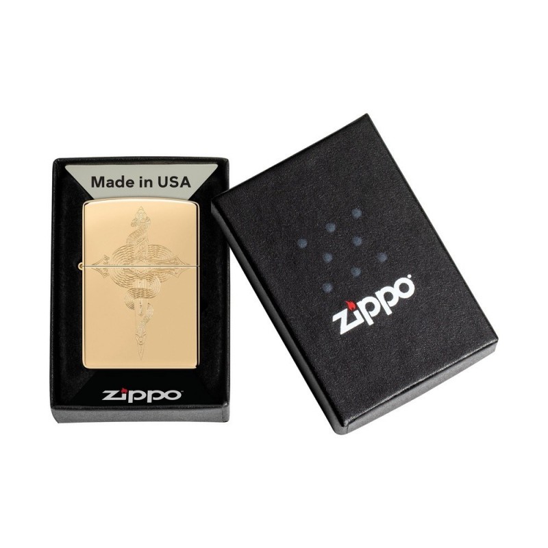 ZIPPO žiebtuvėlis Serpent Sword