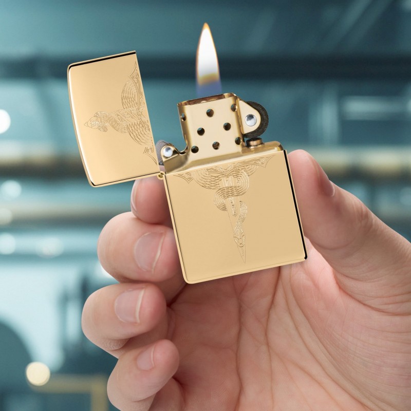 ZIPPO žiebtuvėlis Serpent Sword