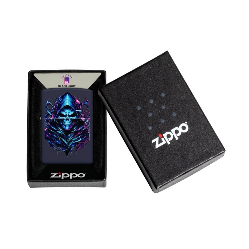 ZIPPO žiebtuvėlisž Black Light Reaper