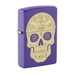 ZIPPO žiebtuvėlis Golden Sugar Skull