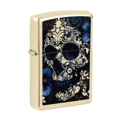 ZIPPO žiebtuvėlis Floral Skull