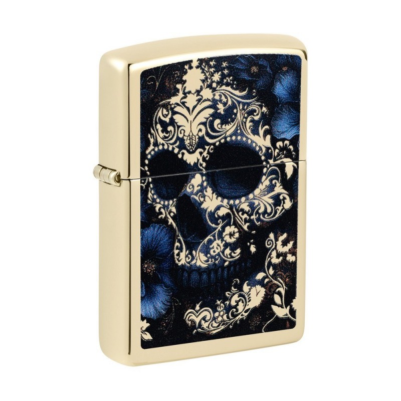ZIPPO žiebtuvėlis Floral Skull