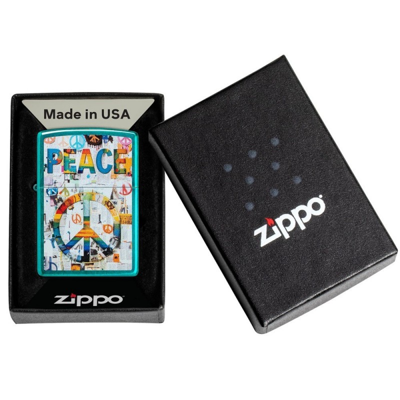 ZIPPO žiebtuvėlis Peace Collage