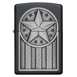 ZIPPO žiebtuvėlis American Metal Emblem Design