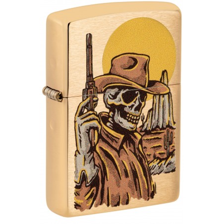 ZIPPO žiebtuvėlis WILD WEST SKELETON