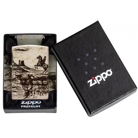 ZIPPO žiebtuvėlis WILD WEST SCENE